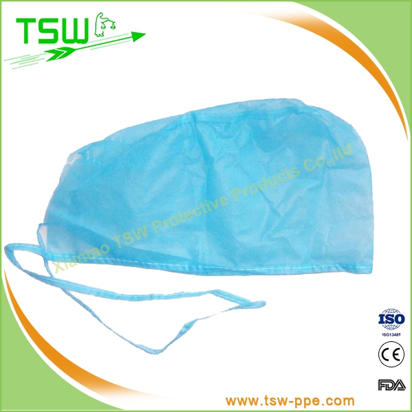 12x64cm 30g Polypropylene Disposable Surgical Cap For Doctor