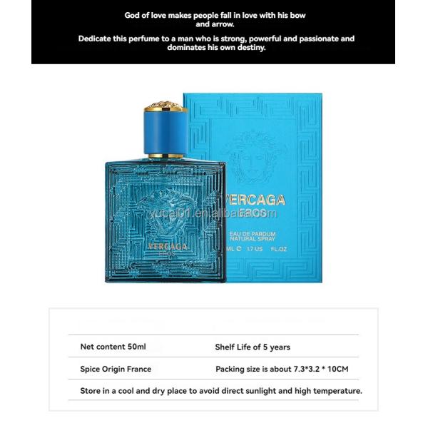 Love God Men's Cologne 50ml Light Fragrance Fresh Perfume for Daily Care