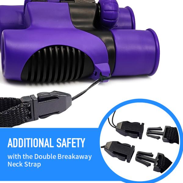 Children'S Binoculars Seat Belt High Resolution, 8x2 1/10x22