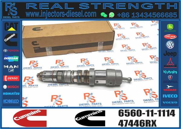 Componentes de repuesto 6560-11-1114 6560111114 inyector de combustible para la venta