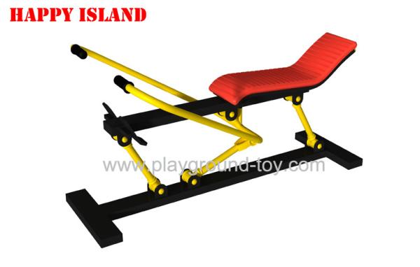 Single Boat Outdoor Gym Equipment Of Happy Island Brand