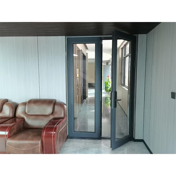Latest Design Thermal Break Aluminum Casement Doors With 35dB Sound Insulation