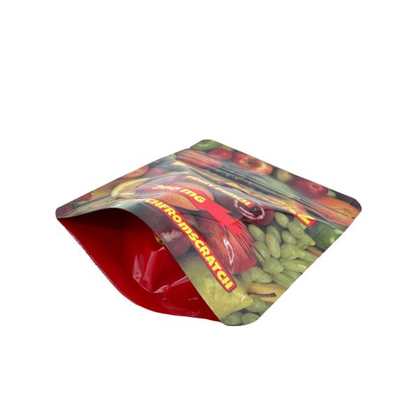 300mg Custom Design Digital Printed Stand Up Pouches Zipper Bags for Fruit Punch Flavor Candy Gummies Packaging