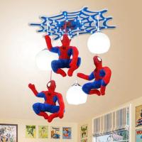 Dentro as crianças dos desenhos animados do homem-aranha conduziram o Eyeshield da proteção das lâmpadas de parede decorativo