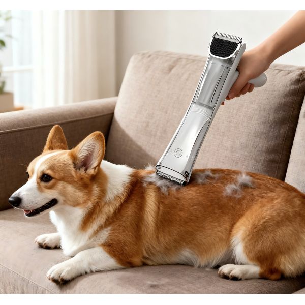 Quiet Stainless Steel Portable Pet Hair Clipper Rechargeable for Dogs and Cats Safe Blade Easy to Clean