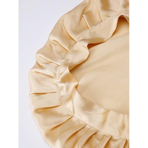 Night Sleeping 22 Momme Mulberry Silk Bonnet Smooth Many Colors