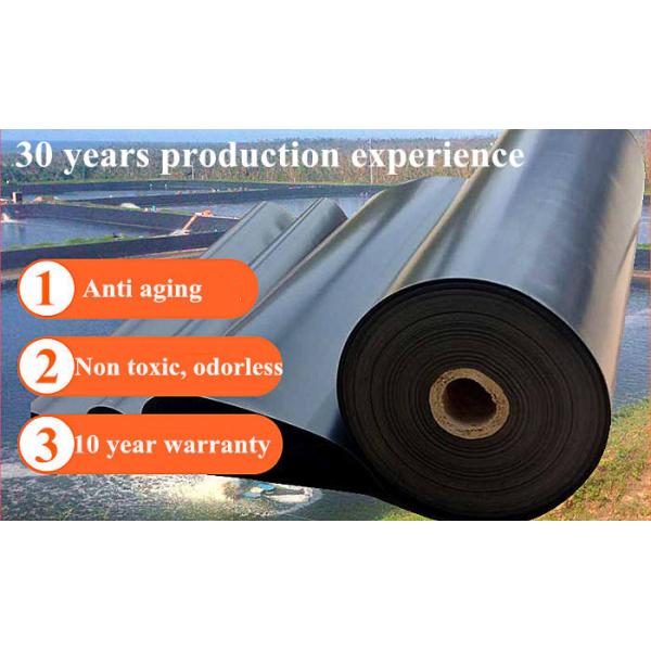 Рыбоводческое хозяйство 50m до подгонянное 100m вкладыша Geomembrane HDPE ISO9001 2mm