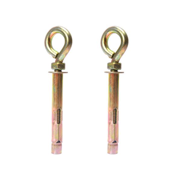 Yellow Zinc Coated Carbon Steel Eye Anchor Bolts for Structural Fastening