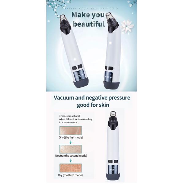 Justtide 4 Heads 500mAh Battery 120g Vacuum Suction Beauty Device