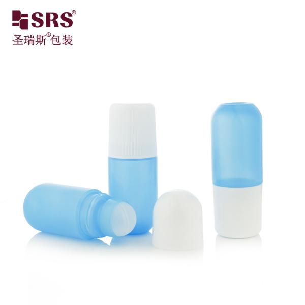 50ml Round Bottom Unique Shape PP Empty Gel Roll On Deodorant Stick Container