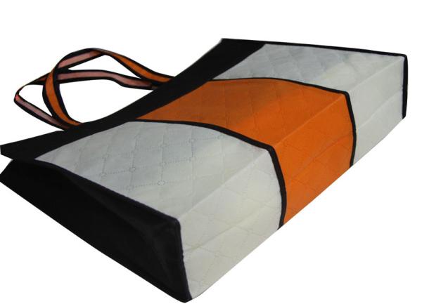Square Reusable Carrier Bags / Reusable Grocery Bag For Advertising