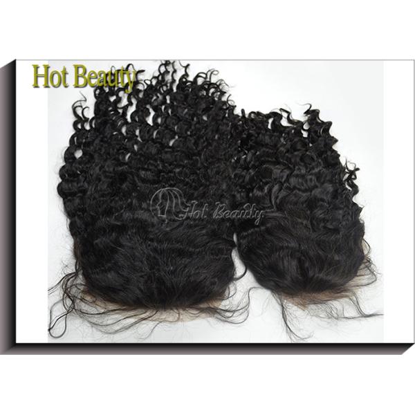 Customized Virgin Human Hair Full Lace Wigs With Baby Hair , Natural Black 1b#