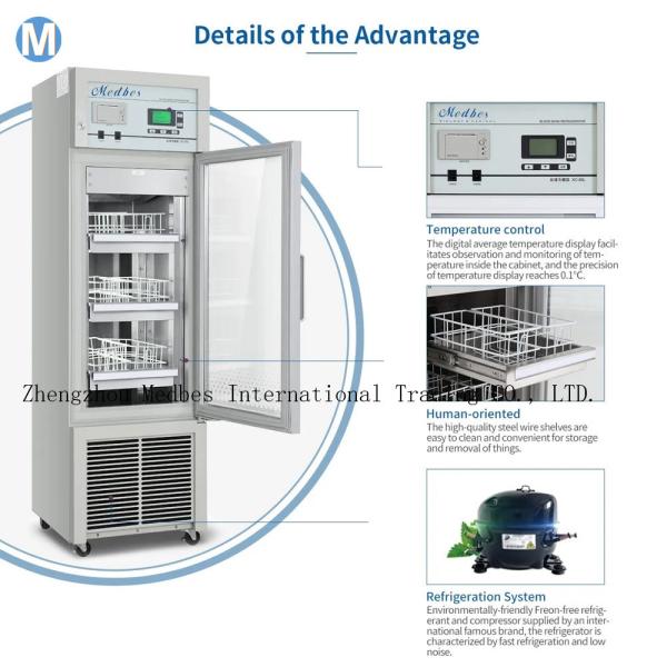 2-8 Degree Digital Display Blood Bank Refrigerator