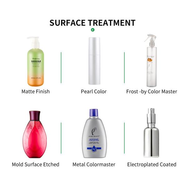 4 OZ RPET PET Cosmetic Plastic Bottles With PP Screw Cap Custom Silver Color