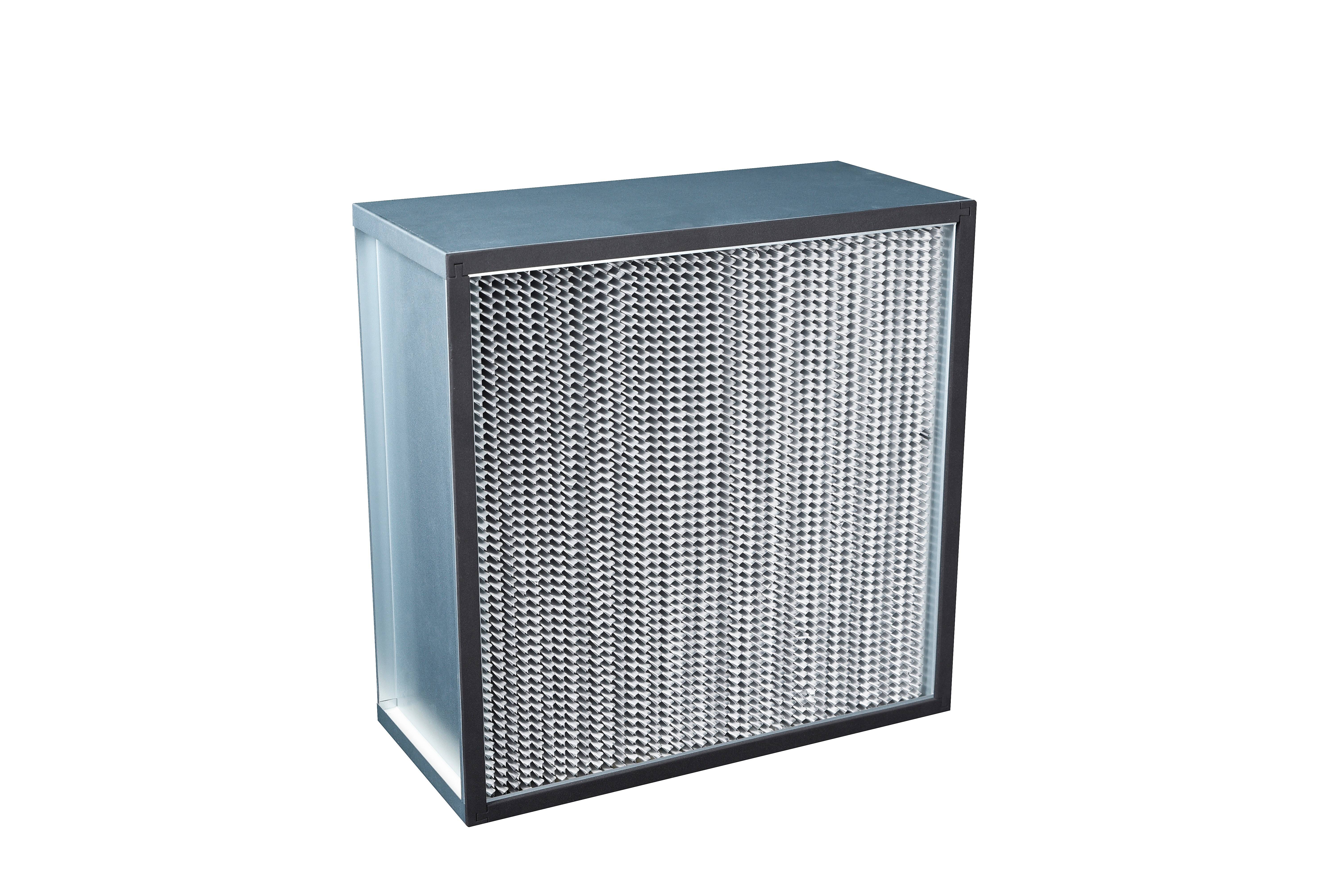 High Efficiency H13/H14 Glass Fiber HEPA Filter with Customizable Dimensions for AHU Systems