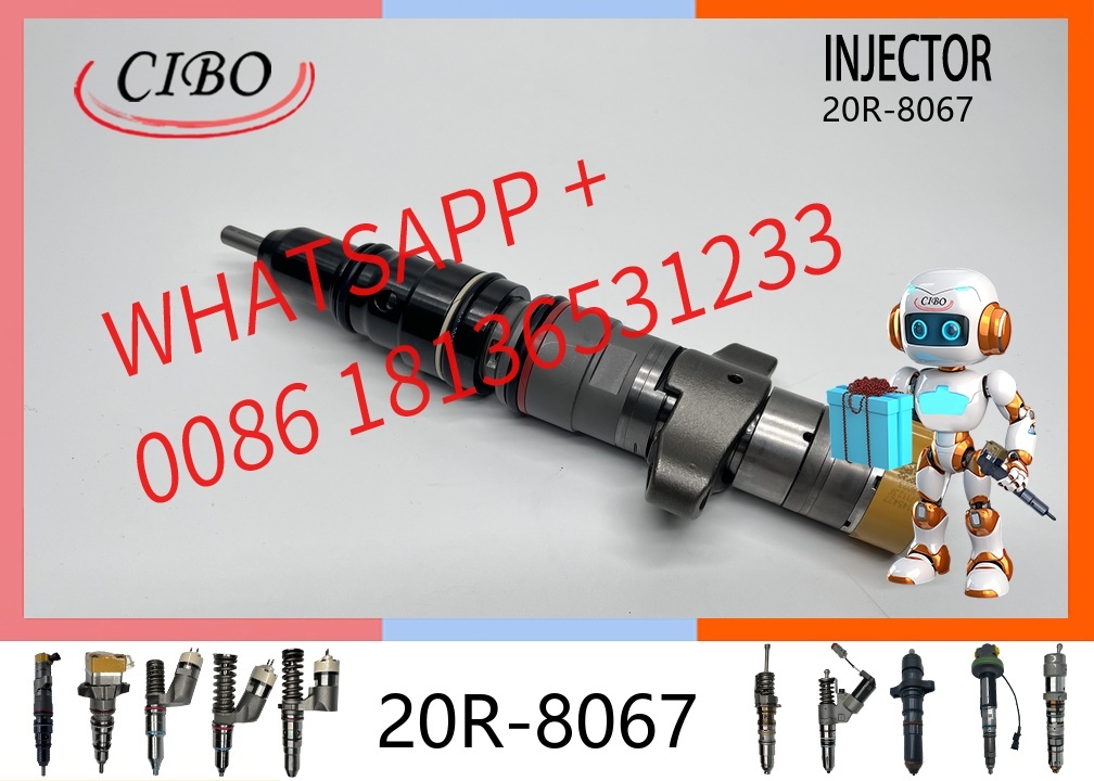 original 20R-8067 Common Rail Fuel Injector for  C7 Engine Excavator 324D 325D E324D E325D Diesel Injector Replacement for OEM 387-9441 254-4330 original new injector