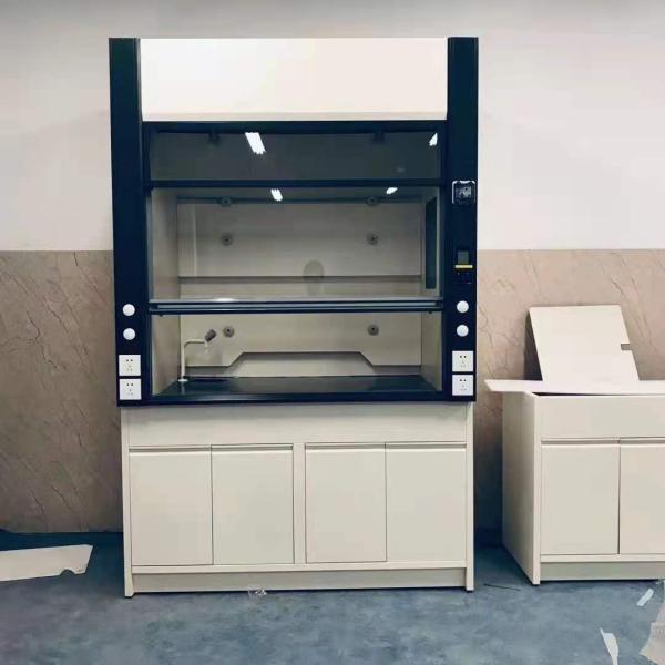 Galvanized Steel Materials ISO14001 Certified Universal Exhaust PP Fume Hood Cabinet