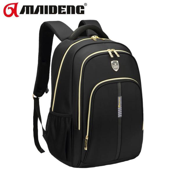 Durable 3 Zipper Backpack , Large Capacity Rucksack With Zip At Back