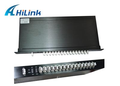 Da montagem em rack dupla da fibra 1U de Mux do canal de CWDM 16 perda de inserção personalizada baixa