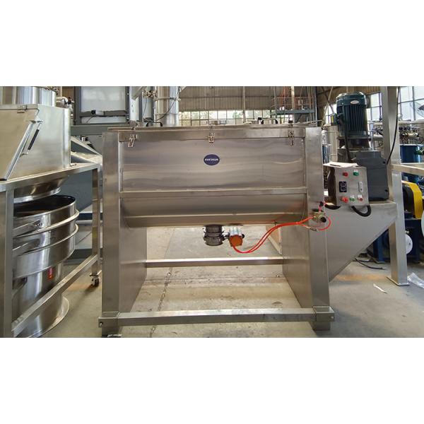 200-5000L Stainless Steel Ribbon Blender Machine Customized Dimension