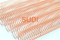 Rose Gold galvanizada espiral do 4:1 do passo de 2