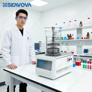 3Kg Laboratory Freeze Dryer SUS304 Lab Scale Freeze Dryer AC220V