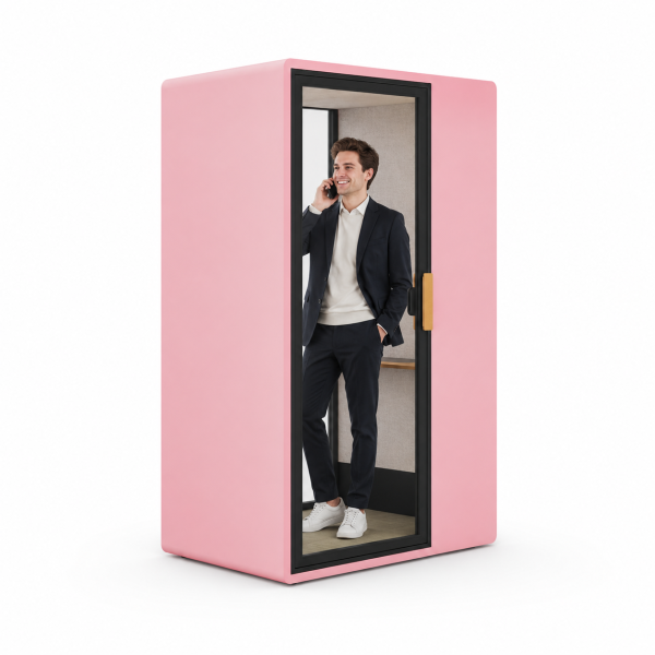 Commercial Portable Soundproof Pod Modern Interior Acoustic Meeting Phone Booth