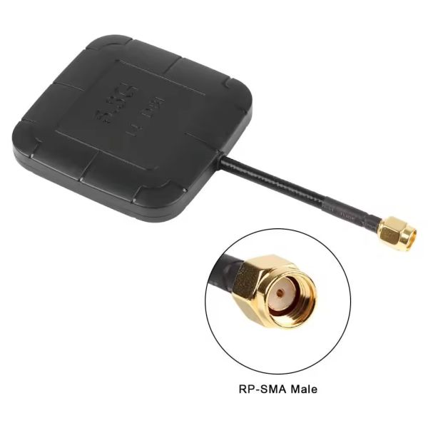 Arcosky FPV Receiver Spare Parts 14dbi Flat Panel Mushroom FPV Antenna RP-SMA Male