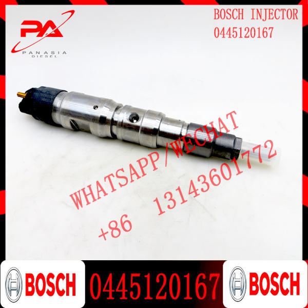 0445120167 Hot selling nozzle assembly common rail fuel injector 0445120167 for diesel engine
