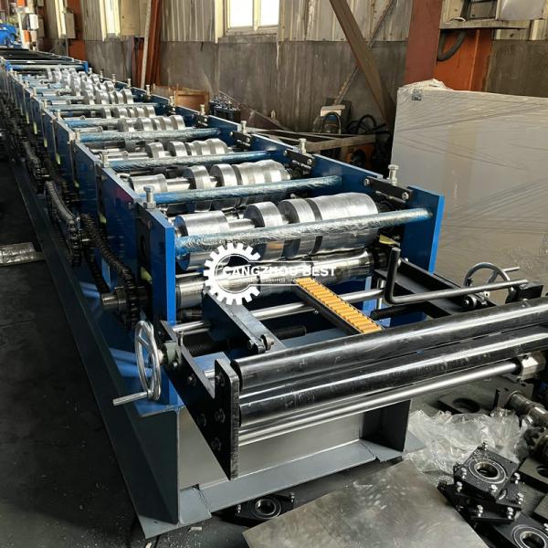 Steel Rain Water Gutter Roll Forming Machine Hydraulic