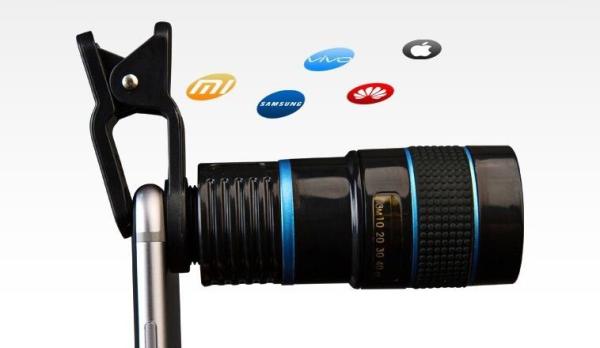 Ipad Samsung Mobile Phone Telephoto Lens High Definition 80 Degree 18mm Caliber