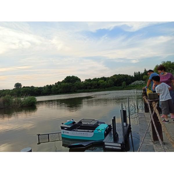 50KG Rated Load Unmanned River Cleaning Boat Mounted Millimeter Wave Radar