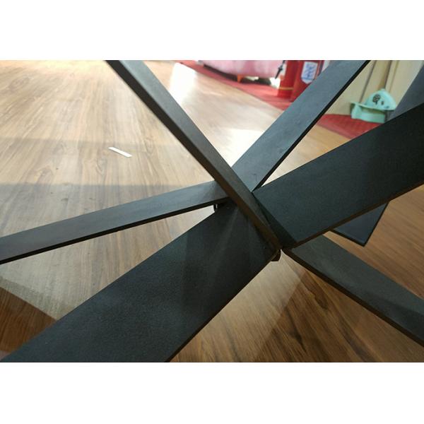 Indoor 40*80*76.5cm Painting Wrought Iron Table