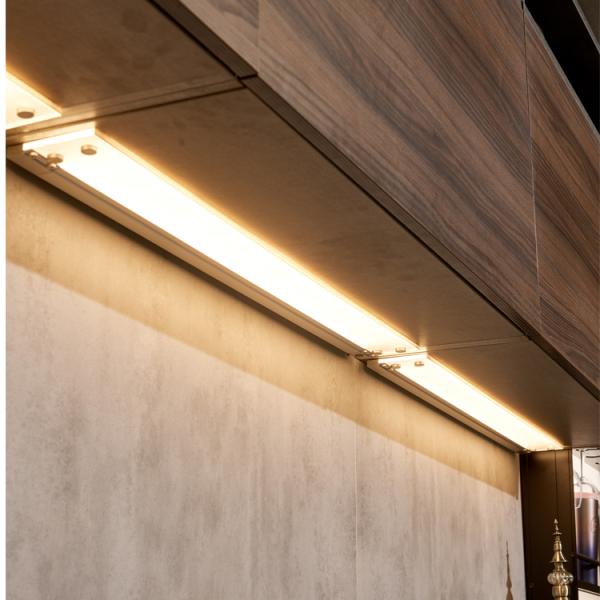 Luxury 50mm Modular Kitchen Cabinets Modular Wooden Kitchen