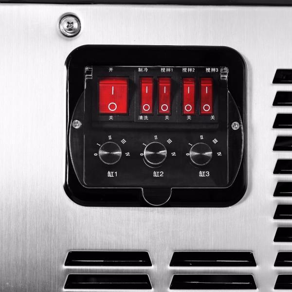15L Double Bowl 700W Frozen Drink Maker For Ice Slushies , Long Life Time