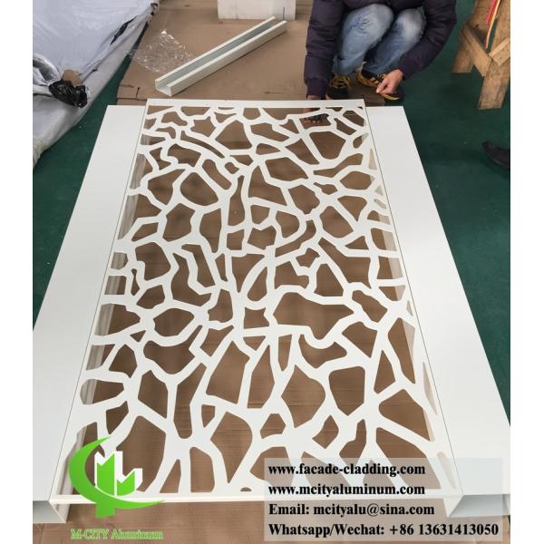 Декоративный металлический экран Алюминиевый экран для садового забора с дизайном лазерного резки