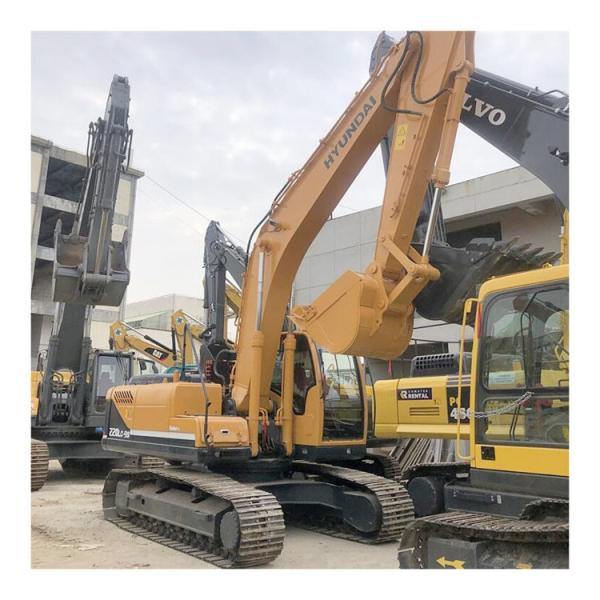 Coreia do Sul Condição de saúde 22 toneladas Crawler Hyundai 220LC-9 Excavator Cummins Motor