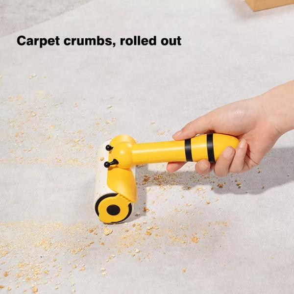 Yellow Cat Hair Comb Lint Roller Brush Pet Hair Remover Roller