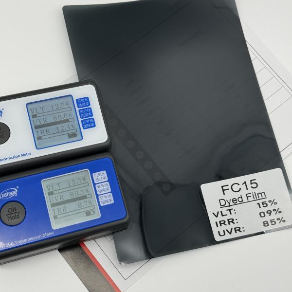 Films de teinture de vitres de voiture à protection contre les UV 1 couche teintée contre la chaleur à l'épreuve du sable