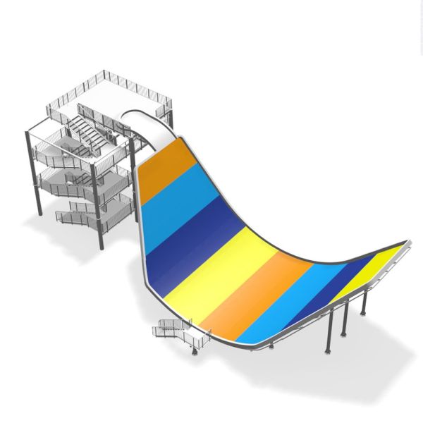 Hot selling Fiberglass Water Slides wholesale of Water Park Equipment in China