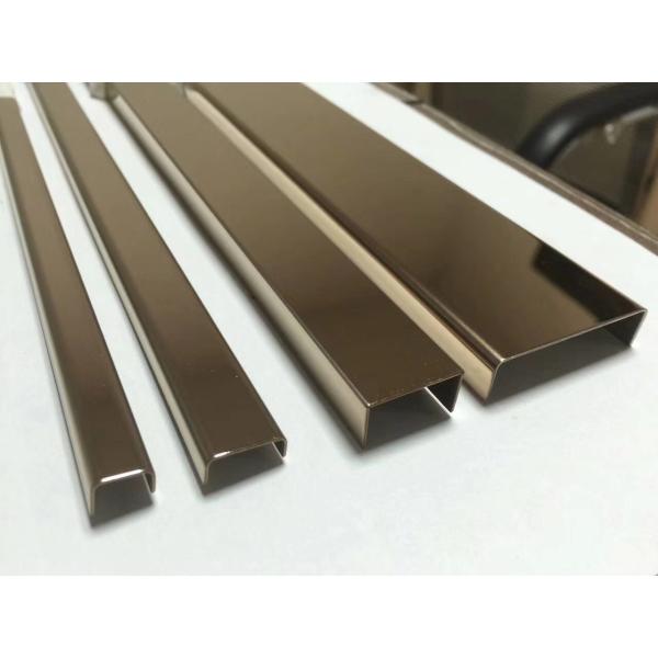 China Stainless Steel U Channel Sizes Trim For Glass Manufacturer Factory Price
