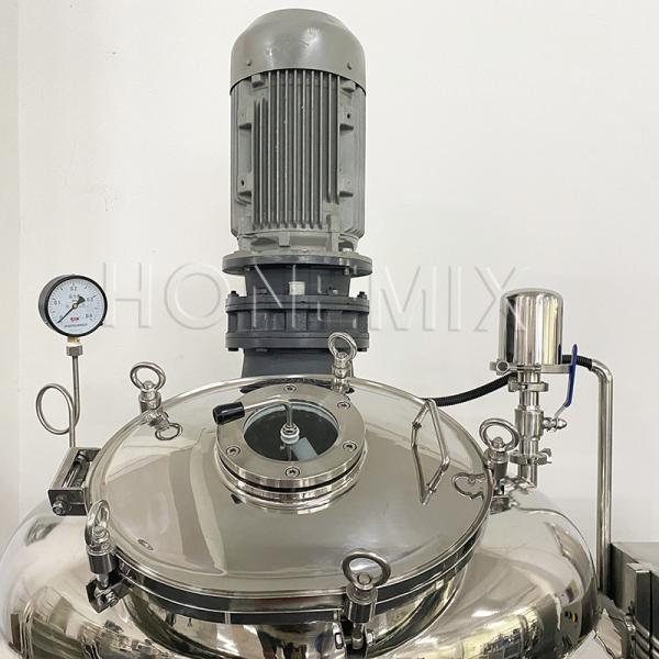 Movable Liquid Detergent Making Machine SS Industrial Liquid Mixer Tank