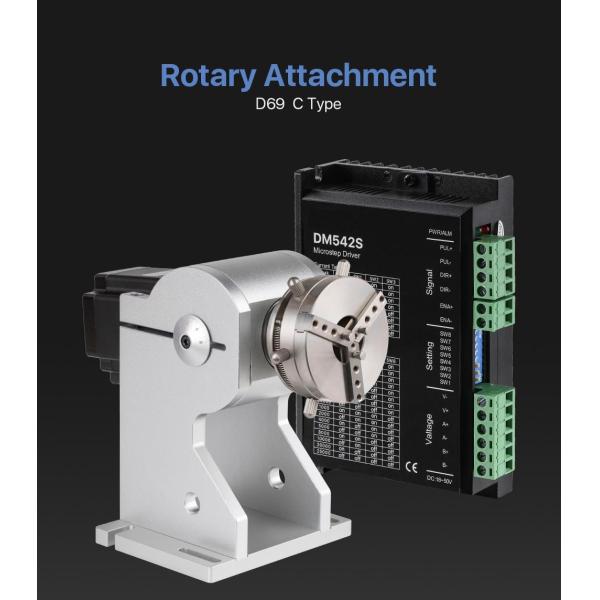 Stable CNC Rotational Axis With Drive , Laser Marking Machine Rotary Axis For CNC