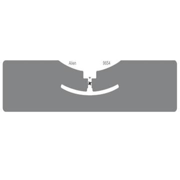 ALN-9654 UHF Labels UHF Windshield Tag  for Tagging Glass/ Plastic