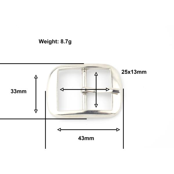 High End Quick Release Shoe Buckle 13mm , Fashion Design Metal Strap Buckles