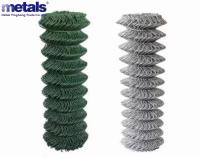 Wholesale Price Commercial Pvc Diamond Mesh Roll 6 Ft 8 Foot Tall Chainlink Cyclone Wire Galvanized Chain Link