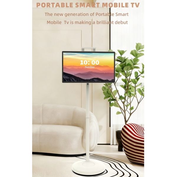 24.5 Inch Portable Android Touch Monitor with 13MP Camera and 8+128G RAM for Office and Teaching