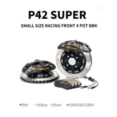 Teirancing P42-super 15 16 Inch 4 Piston Car Front Brake Systems OEM Brake Caliper Modified Big Brake Kit for 
Subaru VW Honda Toyota Mitsubishi