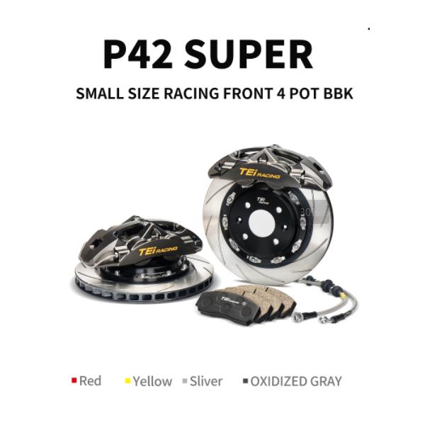 Teirancing P42-super 15 16 Inch 4 Piston Car Front Brake Systems OEM Brake Caliper Modified Big Brake Kit for 
Subaru VW Honda Toyota Mitsubishi