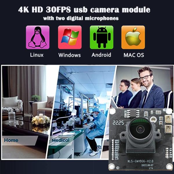 Модуль камеры USB микрофона 30fps IMX415 CMOS цифров для видео конференц-связи